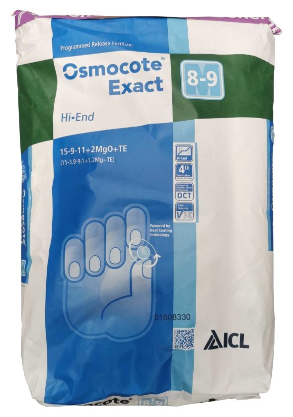 Osmocote Exact Hi-End 8-9m 25kg ICL