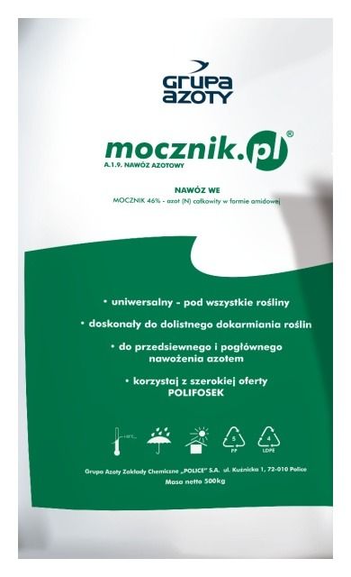 Mocznik nawozowy Police 500kg Grupa Azoty