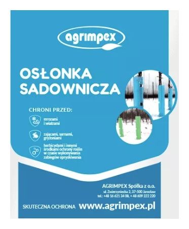 Osłona sadownicza kartonplast 2 mmx 0,4 m 8x8 kwadrat Agrimpex