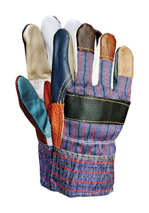 Rękawice ocieplane RLKOPAS wzmacniane skórą rozmiar 11