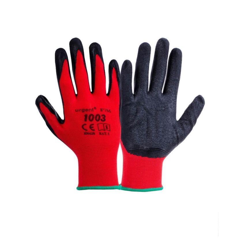 Rękawice robocze powlekane 1003 RED Urgent