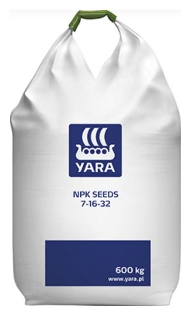 Yara Seeds 7-16-32 + S + Zn 600kg Yara
