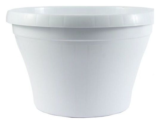 Doniczka&#x20;produkcyjna&#x20;wisz&#x0105;ca&#x20;fi&#x20;23&#x20;cm&#x20;WR&#x20;bia&#x0142;a&#x20;Interplast