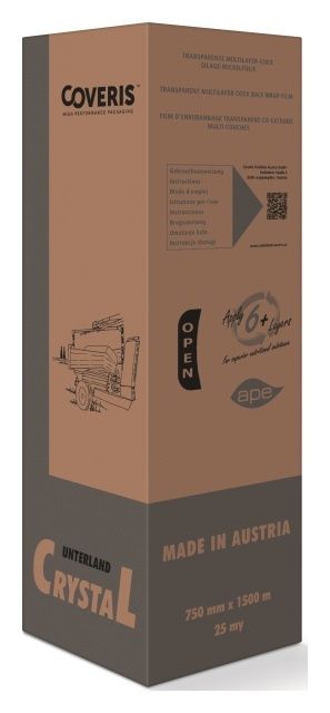 Folia do sianokiszonki Unterland Crystal 75 cm przezroczysta Coveris