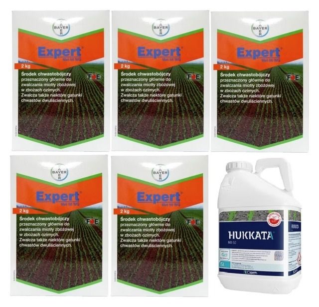 Zestaw Expert Met 5 x 2Kg Bayer + Hukkata 5L Ciech