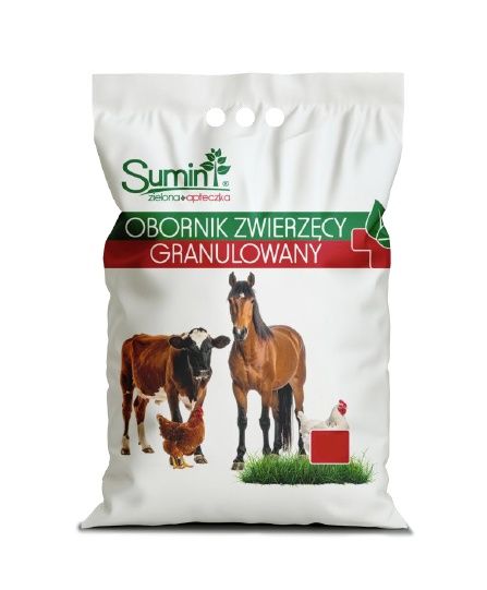 Nawóz obornik MIESZANY granulowany naturalny Sumin