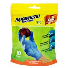 Rękawice nitrylowe 10 szt rozmiar L Jan Niezbędny
