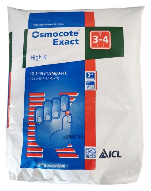Osmocote Exact Hi-K 3-4m 25kg ICL