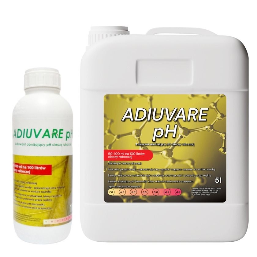 ADIUVARE pH SMP Agro pojemności