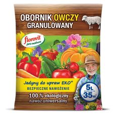 Nawóz PRO NATURA obornik granulowany owczy 1 l - 10 l Florovit