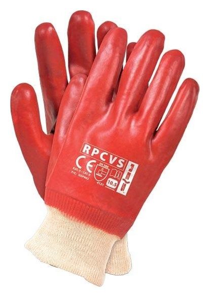 Rękawice kwasoodporne krótkie PCVRPCVS rozmiar 10,5