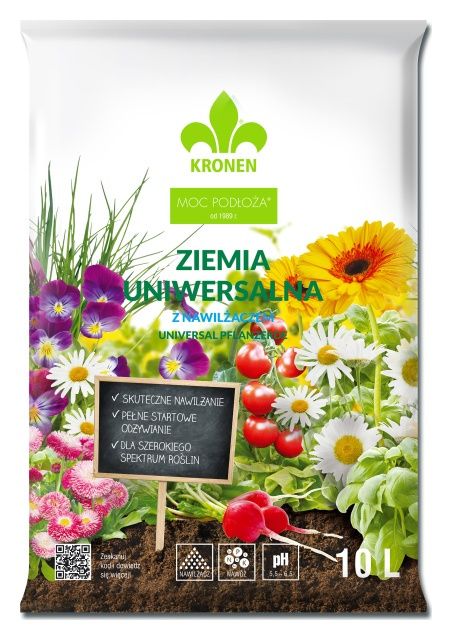 Ziemia uniwersalna z nawilżaczem Kronen