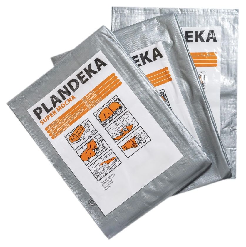Plandeka SREBRNA 160g/m2
