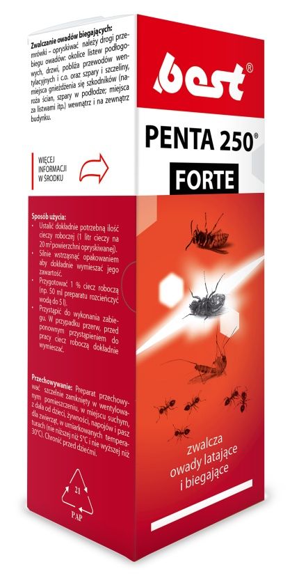 Preparat owodobójczy Penta 250 Forte 50 ml Best-Pest