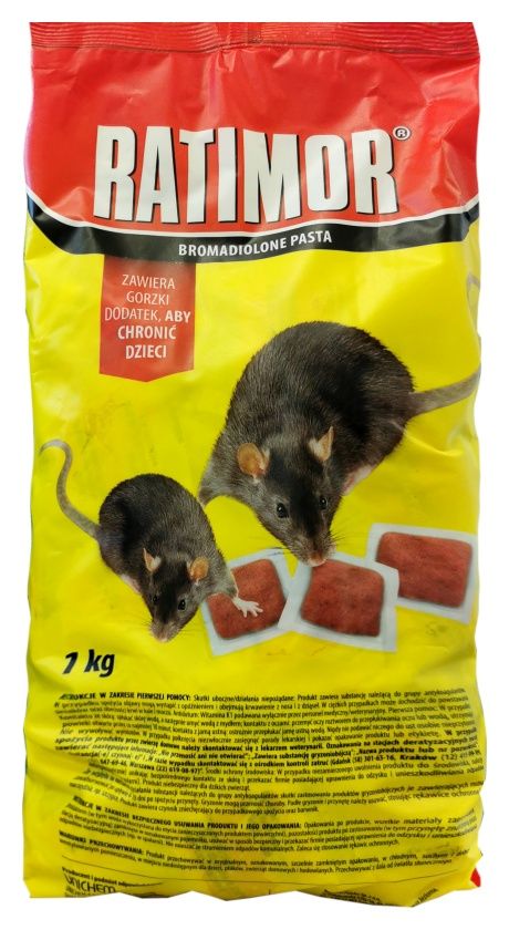Ratimor pasta na myszy i szczury czerwona Unichem