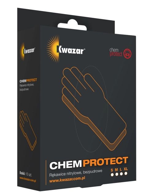 Rękawice nitrylowe – zestaw 5 par Kwazar
