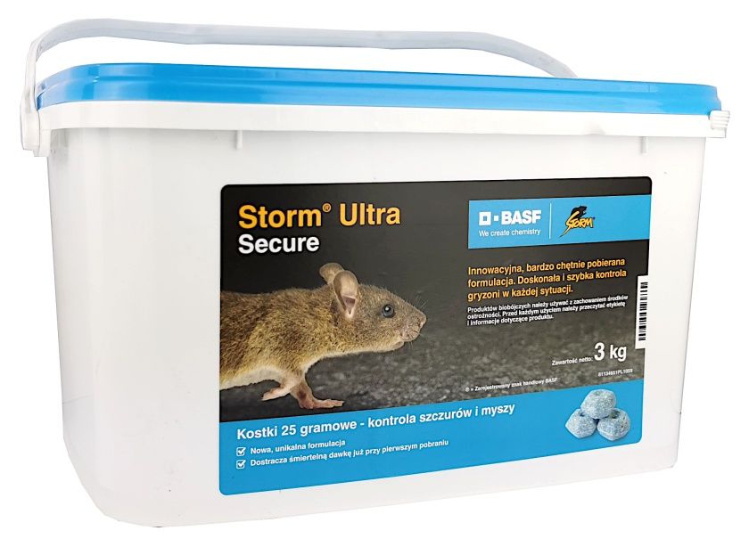 Storm Ultra Secure na myszy i szczury 3 kg BASF