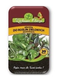 Ziemia do roślin domowych zielonych 20L Zielona Oaza