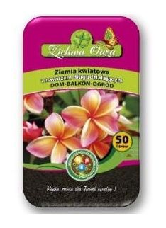 Ziemia do kwiatów z nawozem 50l Zielona Oaza