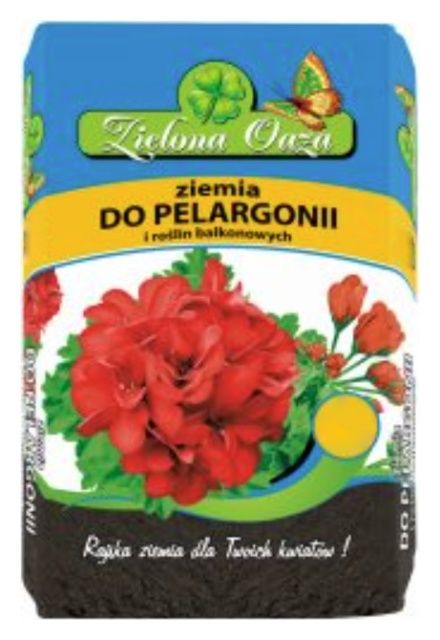 Ziemia do pelargonii Zielona Oaza