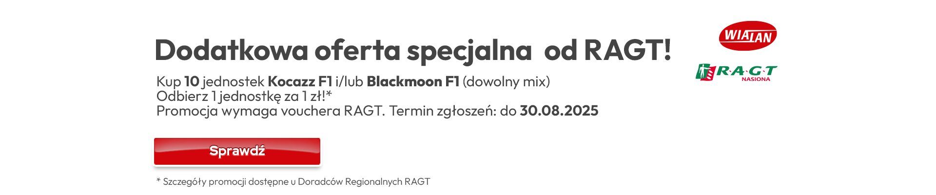 Informacja rzepak RAGT 2025 B2F WIALAN - GRAFIKA