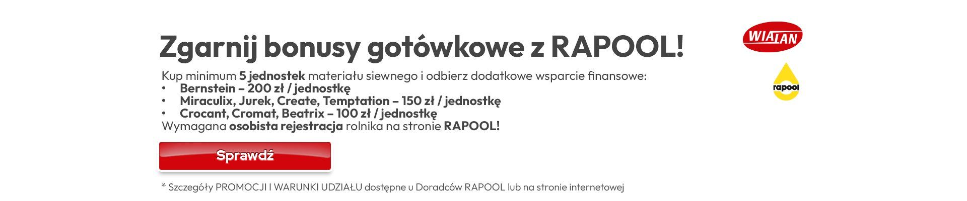 Informacja rzepak RAPOOL 2025 B2F WIALAN - GRAFIKA 