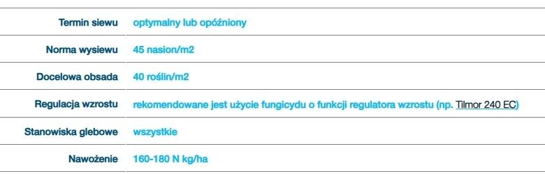 Rekomendacje rzepaku ozimego DK DMH591