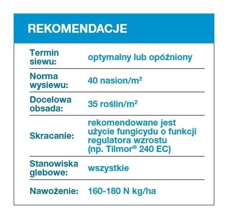 Rekomendacje rzepaku DK Exarho