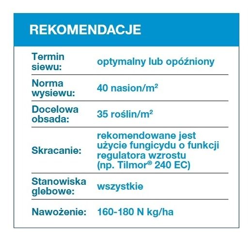 Rekomendacje rzepaku ozimego DK Expose